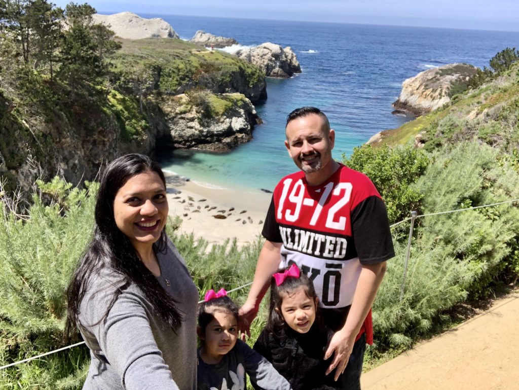 Family at Point Lobos State Reserve