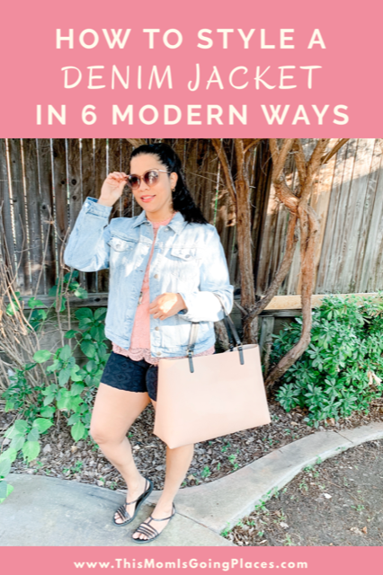 How to Style a Denim Jacket | THIS MOM IS GOING PLACES